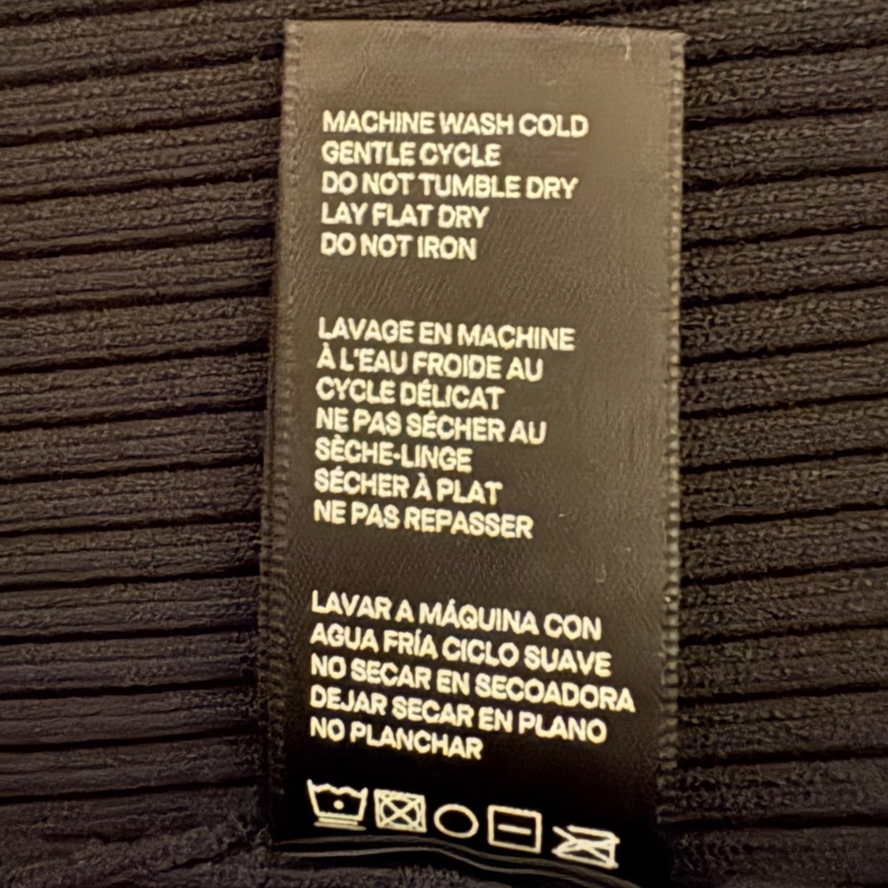 Good American Virgo Mini Dress Black Knit NWT Size L - Picture 8 of 8